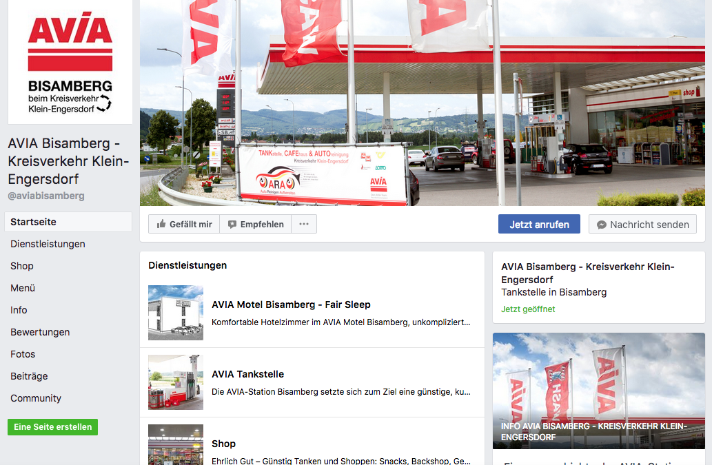 Like uns auf Facebook